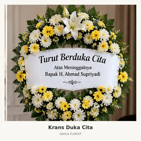 Krans Bunga Duka Lengkong
